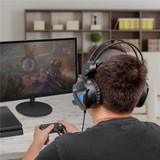 Bakeey NB-G01 Wired Gaming Headphone RGB LED Light Bass Stereo Over-ear Headset With Mic for Cell Phone PC