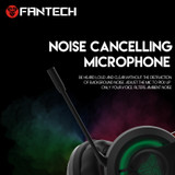 FANTECH HG20 RGB Light PS4 Gaming Headphone Volume Control Earphone for PC Computer Xbox with Noise Canceling Mic (Black)