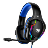 Bakeey A80 Wired Game Headset Surround Sound Bass Gaming Headphones Noise Reduction LED Light Stereo Over-Ear Headphones With Microphone