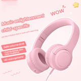 PICUN Q2 Kids Wired Headphones 93dB Volume Limited On Ear Foldable Children Headset with Volume Limiting and Sharing Function 3.5mm Jack
