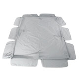 2/3 Seater Size Grey UV-Proof Outdoor Garden Patio Swing Sunshade Cover Waterproof Canopy Seat Top Cover