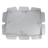2/3 Seater Size Grey UV-Proof Outdoor Garden Patio Swing Sunshade Cover Waterproof Canopy Seat Top Cover