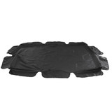 2/3 Seater Size Black UV-Proof Outdoor Garden Patio Swing Sunshade Cover Waterproof Canopy Seat Top Cover