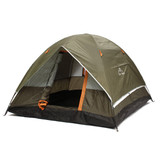 Outdoor 4 Persons Camping Tent Double Layer Waterproof Windproof Anti-UV Sunshade Canopy