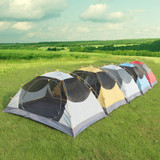 Outdoor 2 Persons Camping Tent Double Layer PU 4000 Waterproof Canopy Sunshade