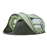 Outdoor 3-4 Persons Camping Tent Automatic Opening Waterproof Windproof Beach Sunshade Canopy