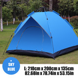IPRee® 3-5 People Waterproof Camping Tent 210T PU Fabric UV Protectionof Tent for Outdoor Travel Hiking Camping
