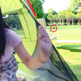 2-5 People Full-automatic Camping Tent Waterproof 4 Large Mesh Windows 2 Door Family Tent UV Protection Sunshade Canopy for All Seasons