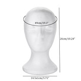 Mannequin Head Model Hat Wig Glasses Display Stand Rack