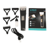 VGR  Electric Hair Clipper Cutter Head Adjustable USB Rechargeable Hair Clipper Male V-022