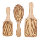 High Quality Hair Comb Bamboo Airbag Massage Comb Carbonized Solid Wood Bamboo Cushion Anti-Static Hair Brush Combs Travel Home