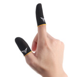 Flydigi Beehive 2 2Pcs Blue 2Pcs Black Yellow Gloves Slip-proof Sweat-proof Touch Screen Thumbs Finger Sleeve for PUBG Mobile Game