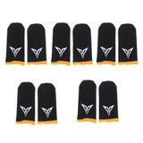 Flydigi Beehive 2 10Pcs Black Yellow Gloves Slip-proof Sweat-proof Professional Touch Screen Thumbs Finger Sleeve for PUBG Mobile Game