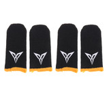 Flydigi Beehive 2 4Pcs Black Yellow Gloves Slip-proof Sweat-proof Professional Touch Screen Thumbs Finger Sleeve for PUBG Mobile Game