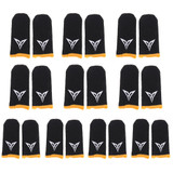 20Pcs Flydigi Beehive 2 Black Yellow Gloves Slip-proof Sweat-proof Professional Touch Screen Thumbs Finger Sleeve for PUBG Mobile Game