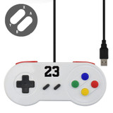DATA FROG Wired USB Gamepad Gaming Joypad for Windows7/8/10/MAC Computer Game Controller