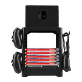 JYS Durable Multi-Functional Large Capacity Storage for Switch Disc Support Switch Mainframe Rack Dish Rack Gamepads