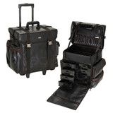 Professional Soft Sided Rolling Makeup Case w/ Drawers