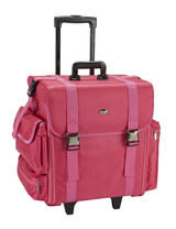 Professional Soft Sided Rolling Makeup Case w/ Drawers