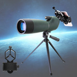 LUXUN 25-75X70  HD Waterproof BAK4 Optic Zoom Len Monocular Eyepiece Telescope