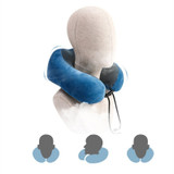 Memory Foam Neck Pillow Portable Head Neck Support Rest Cushion for Travel Office Driving Nap