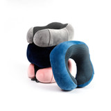 Memory Foam Neck Pillow Portable Head Neck Support Rest Cushion for Travel Office Driving Nap