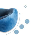 Memory Foam Neck Pillow Portable Head Neck Support Rest Cushion for Travel Office Driving Nap