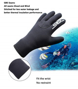 SLINX 3mm Neoprene Scuba Water Swimming Diving Gloves