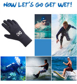 SLINX 3mm Neoprene Scuba Water Swimming Diving Gloves