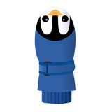Penguin Winter Thicken Snow Waterproof Windproof Warm Gloves (Blue)