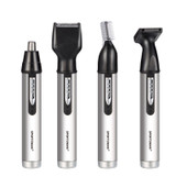 4 In 1 Electric Nose Hair Trimmer Male Rechargeable Hairstyle Mini Hair Shaver (#01)