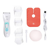 Baby Hair Clipper Set Rechargeable IPX-7 Waterproof Child Hair Trimmer Home Use DIY Hair-Cutting Set (#01)
