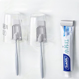 Wall Mounted Tooth Brush Holder & Cup Holder Silver Stainless Steel