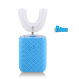 6 Modes 360°Automatic Ultrasonic Electric Toothbrush U Shape Toothbrush Teeth Whitening Brush