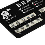 200Pcs/10Packs Mini Metal Dental Orthodontic Brackets