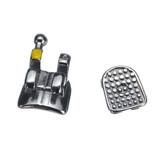 200Pcs/10Packs Mini Metal Dental Orthodontic Brackets