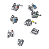 200Pcs/10Packs Mini Metal Dental Orthodontic Brackets