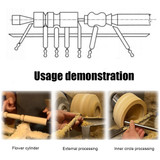 Lathe Wood Turning Chisels Woodturning Carving Woodworking Hand Tools Sets