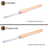 Lathe Wood Turning Chisels Woodturning Carving Woodworking Hand Tools Sets