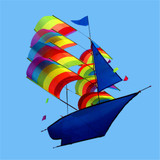 Huge 37"3D Stereo Sailboat Kite Big Size Flying Free Shipping Outdoor Toy