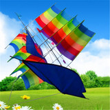 Huge 37"3D Stereo Sailboat Kite Big Size Flying Free Shipping Outdoor Toy