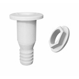 BSET MATEL 1inch Nylon Plastic Thru Hull Bilge Fitting Plug For Bilge Pump Aerator Hose of Boat Marine Yacht Sail RV Camper Truck