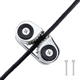 BSET MATEL 316 Stainless Steel 2 Row Matic Ball Bearing Cam Cleat PilatesEquipment Boat Fast Entry Rope Wire Fairlead Sailing Sailboat