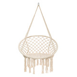 Indoor Outdoor Hammock Chair Cotton Single Garden Swing Portable Hanging Chair Max Load 330lbs