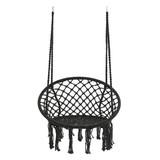 Indoor Outdoor Hammock Chair Cotton Single Garden Swing Portable Hanging Chair Max Load 330lbs