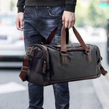 49x22x25cm PU Leather Outdoor Sports Bag Portable Camping Handbags Travel Bag for Gym Fitness