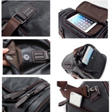 49x22x25cm PU Leather Outdoor Sports Bag Portable Camping Handbags Travel Bag for Gym Fitness