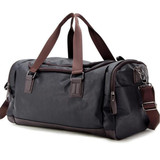 49x22x25cm PU Leather Outdoor Sports Bag Portable Camping Handbags Travel Bag for Gym Fitness