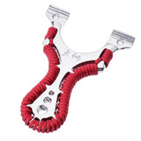 Laser Alloy Double Aiming Catapults High Power Outdoor Hunting Shooting Slingshots Laser Aiming Slingshots