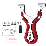 Laser Alloy Double Aiming Catapults High Power Outdoor Hunting Shooting Slingshots Laser Aiming Slingshots